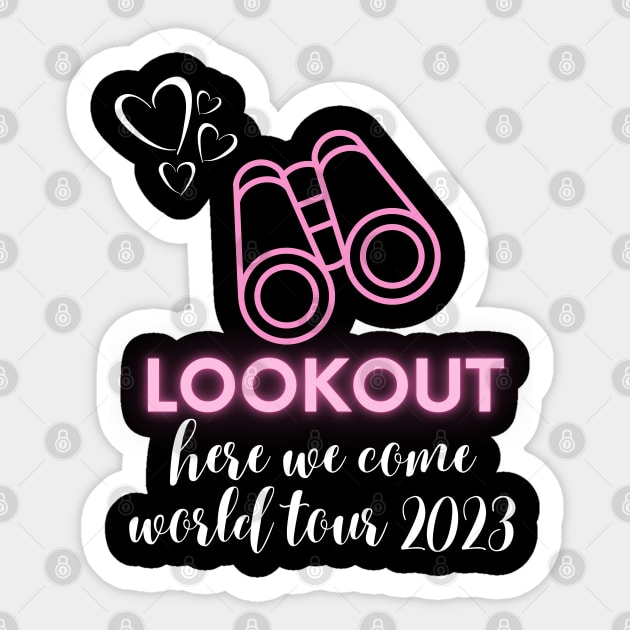 scentsy lookout, here we come, world tour 2023 Sticker by scentsySMELL